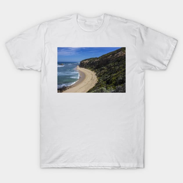 Fingal Beach, Cape Schanck, Mornington Peninsula, Victoria, Australia. T-Shirt by VickiWalsh